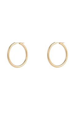 Small Loop Earrings in 18K Yellow Gold