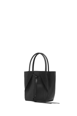 Small Marija Tote Bag in Black Nappa Leather