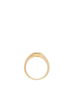 Small Ring in 18K Yellow Gold & Amethyst Stone