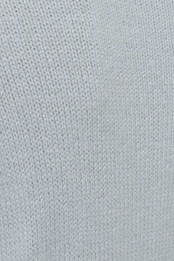 Sohan Knit Short Sleeve Polo in Light Blue Cashmere