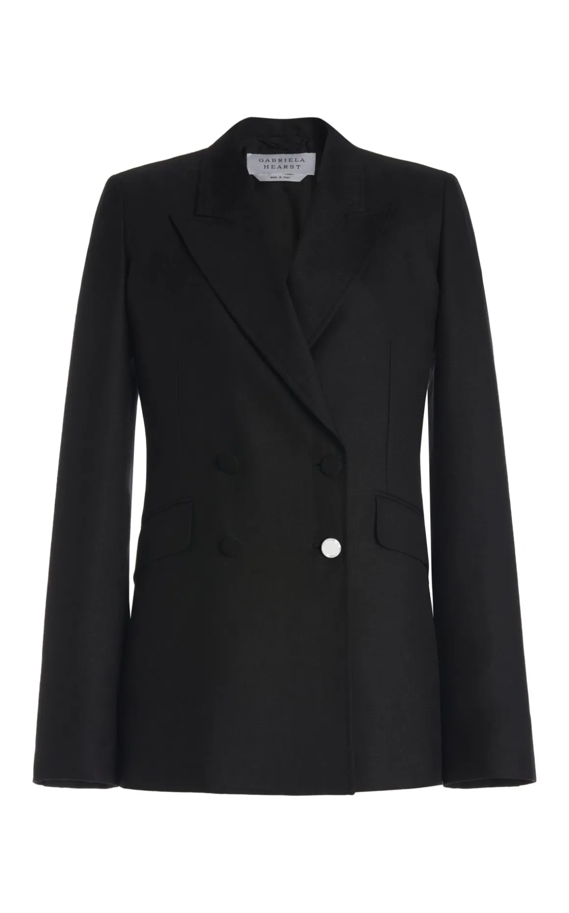 Stephanie Blazer in Black Recycled Wool
