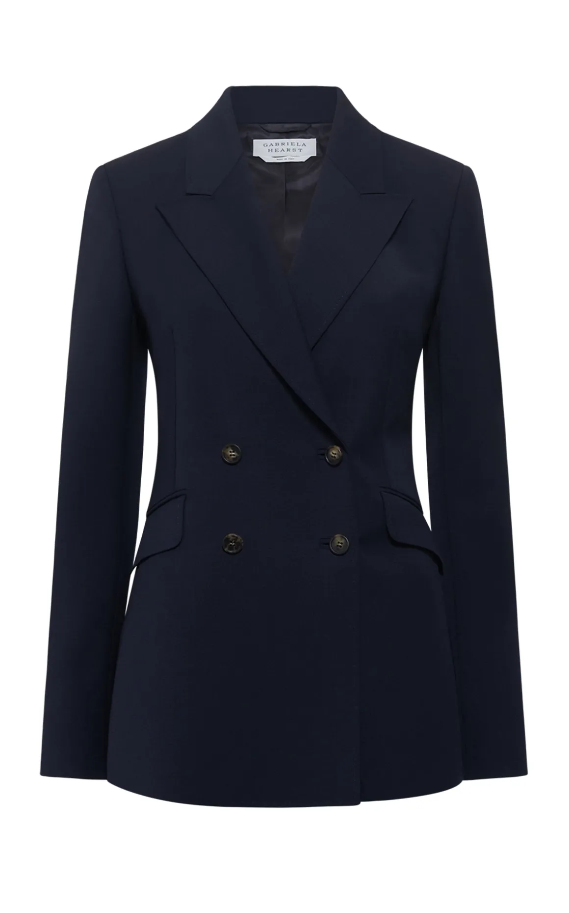 Stephanie Blazer in Dark Navy Sportswear Wool