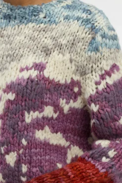 Sylphora Knit Crewneck Sweater in Mountain Welfat Cashmere