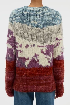 Sylphora Knit Crewneck Sweater in Mountain Welfat Cashmere