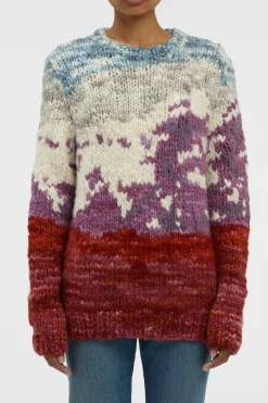 Sylphora Knit Crewneck Sweater in Mountain Welfat Cashmere