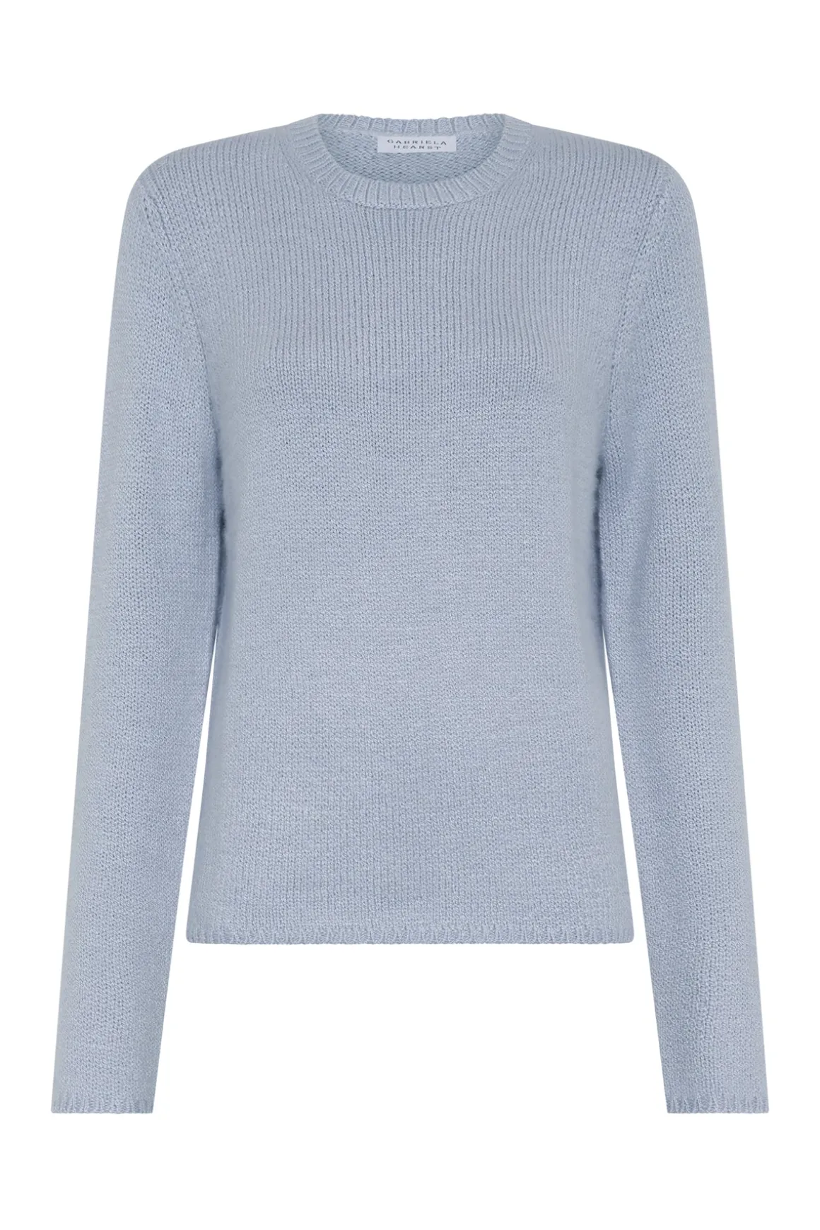 Titus Knit Sweater in Light Blue Cashmere
