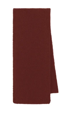 Tulsi Knit Scarf in Burnt Sienna Cashmere