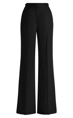 Vesta Flare Pant in Black Sportswear Wool