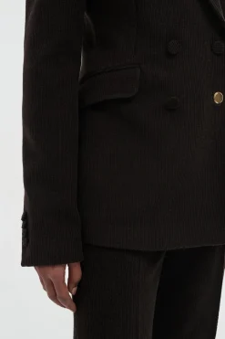 Vesta Flare Pant in Chocolate Fine Cashmere Corduroy