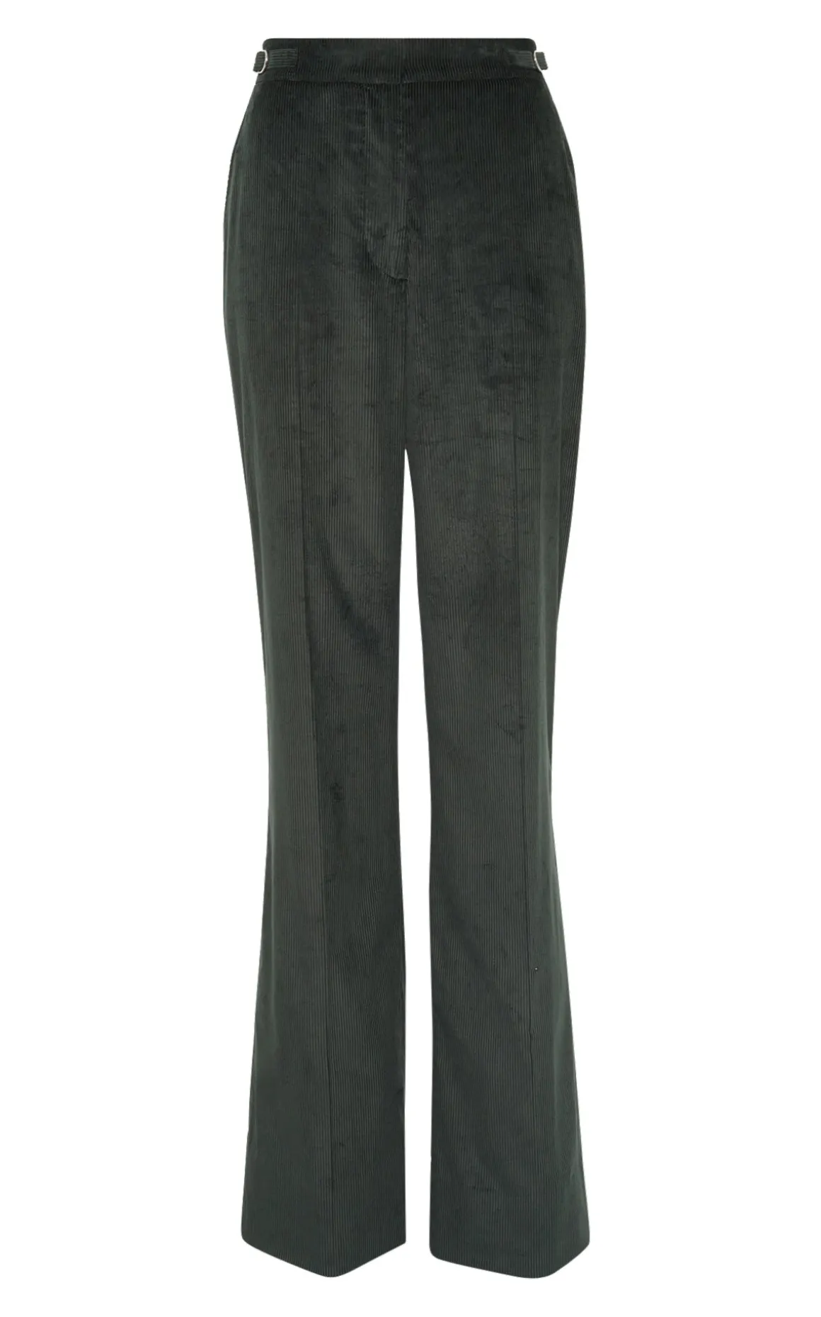 Vesta Flare Pant in English Green Sea Island Cotton Corduroy