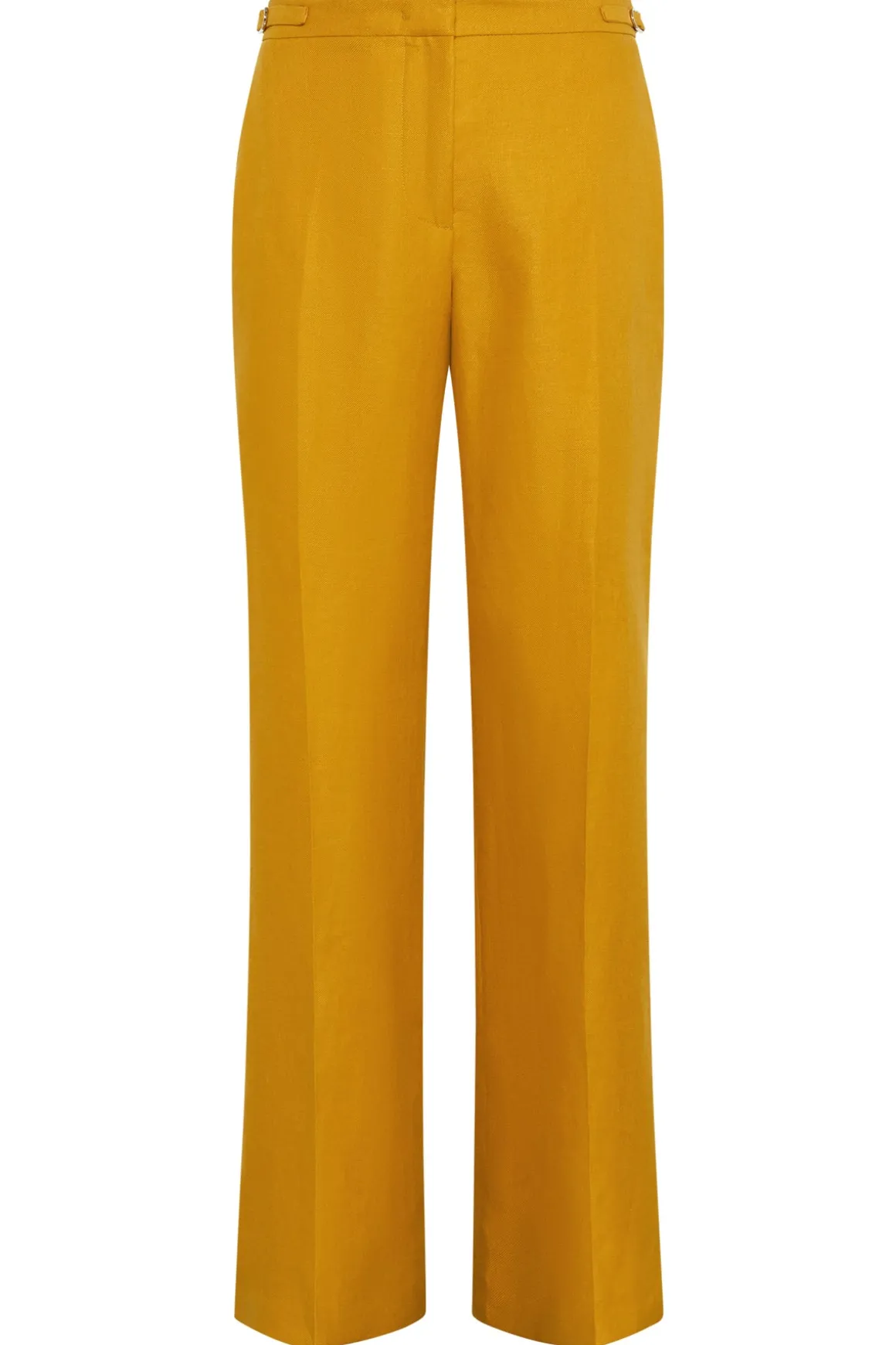 Vesta Flare Pant in Golden Birch Linen Twill