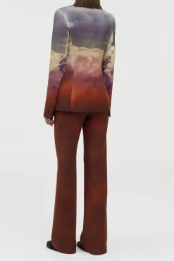 Vesta Flare Pant in Mountain Virgin Wool