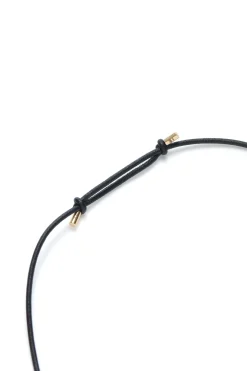 Wheel of Fortune Pendant in 18K Yellow Gold (Black Leather Cord)