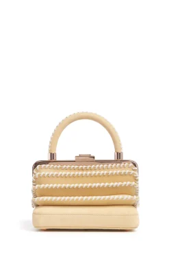 Whipstitch Diana Bag in Nude Suede