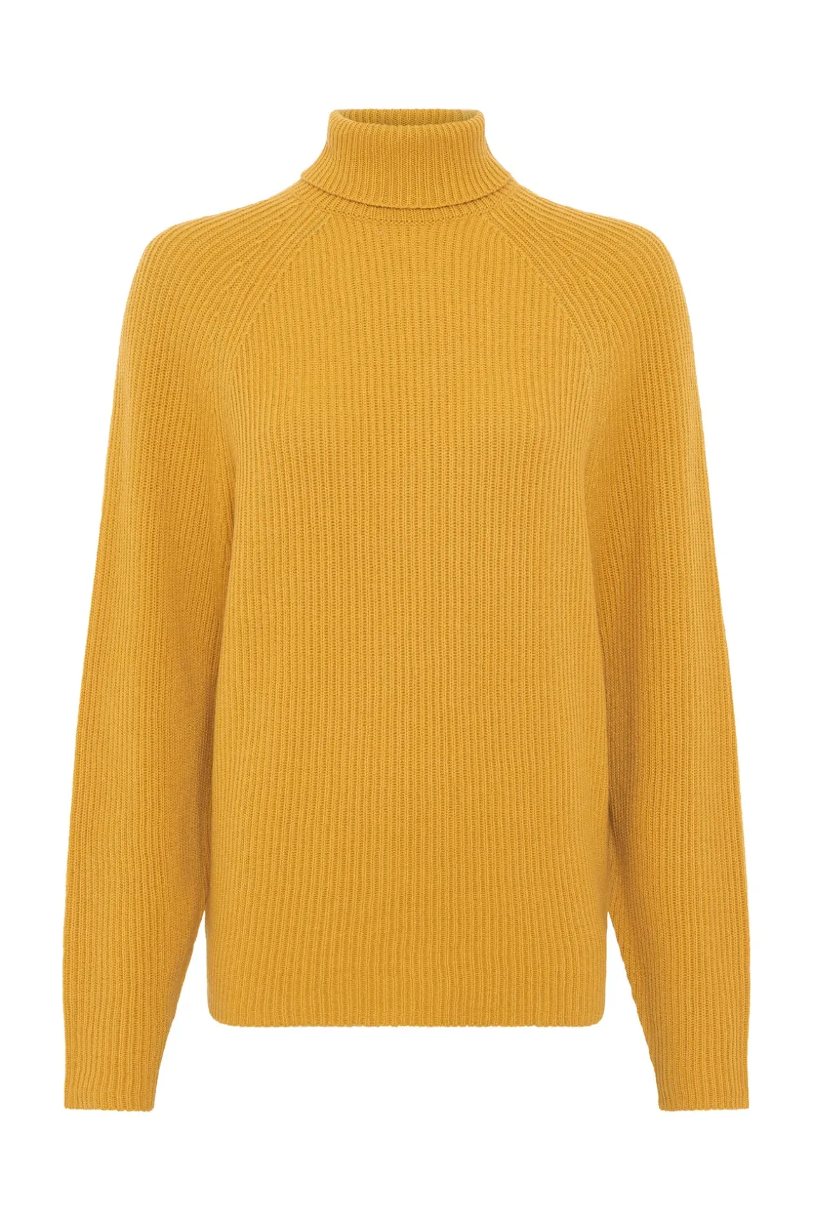 Wigman Knit Turtleneck Sweater in Golden Birch Cashmere