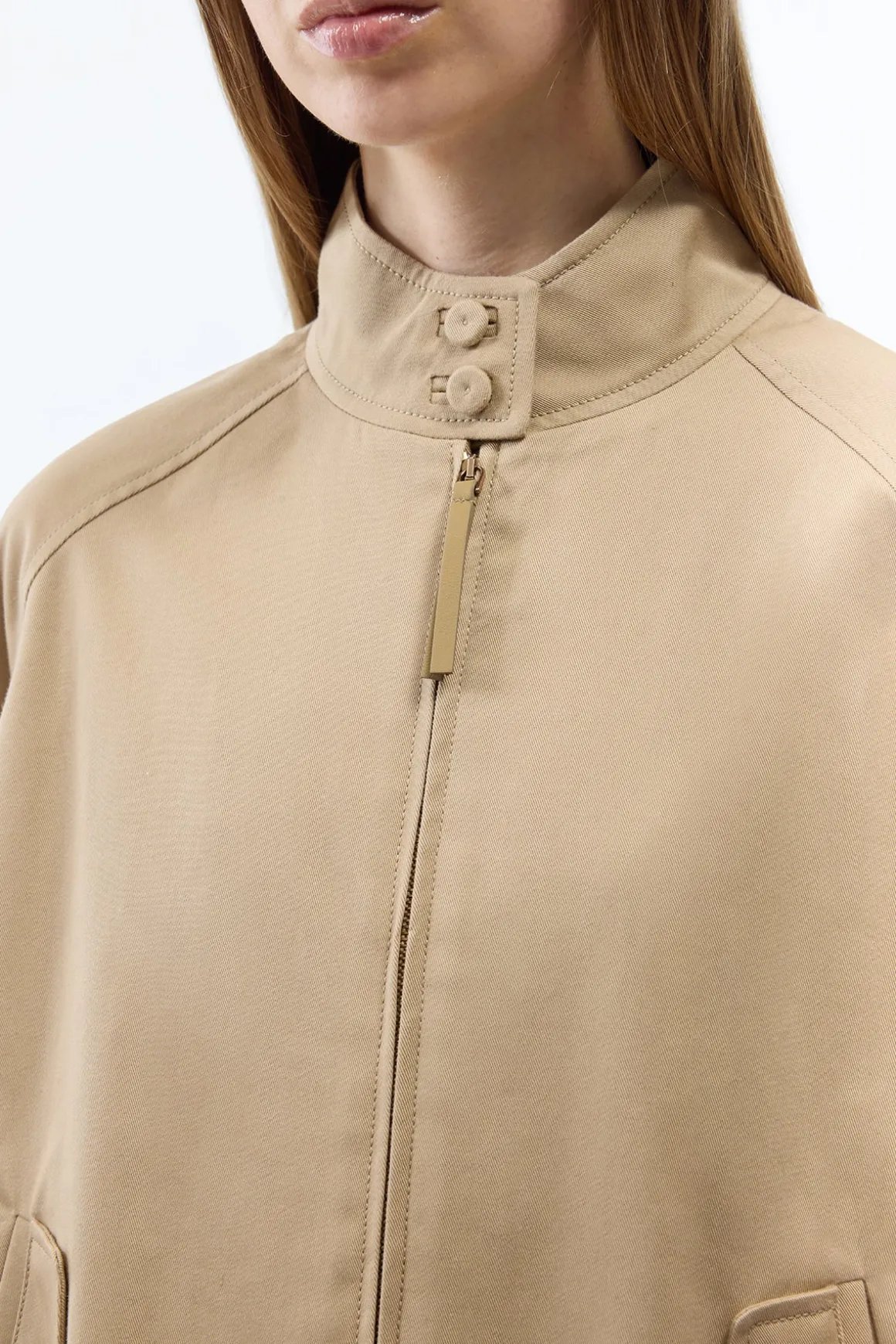 Wynne Jacket in Camel Light Sea Island Cotton Twill