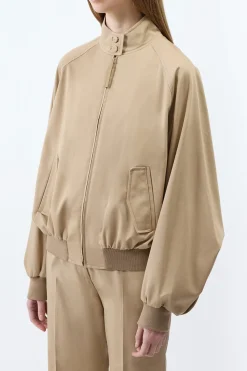 Wynne Jacket in Camel Light Sea Island Cotton Twill