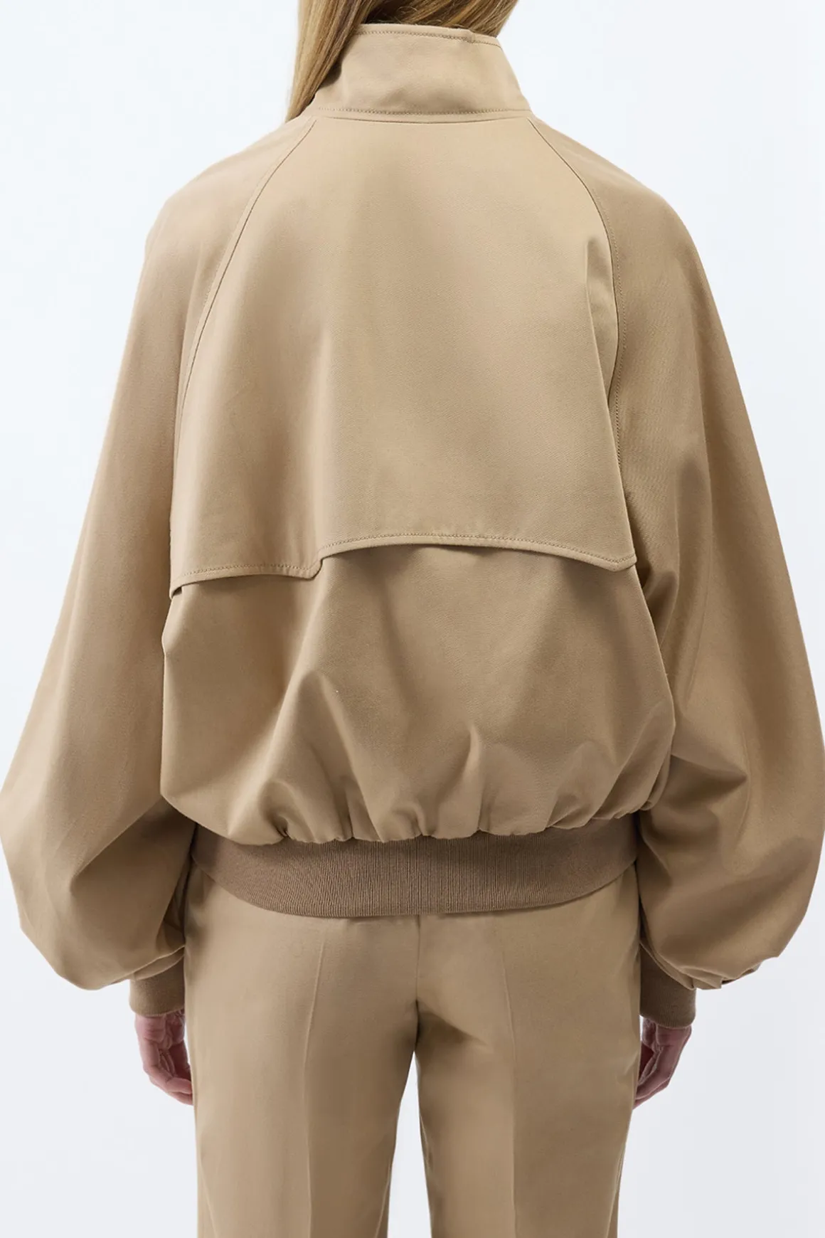 Wynne Jacket in Camel Light Sea Island Cotton Twill