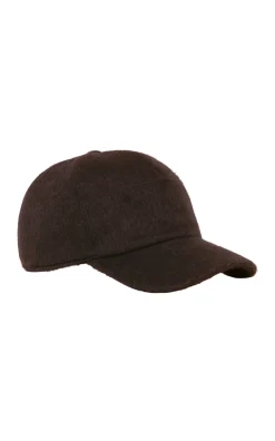 Zed Baseball Hat in Chocolate Cashmere