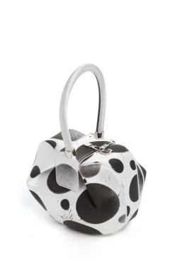 Adam Pendleton x Gabriela Hearst Nina Bag in Black & White Satin № 14