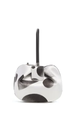 Adam Pendleton x Gabriela Hearst Nina Bag in Black & White Satin № 16
