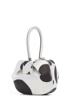 Adam Pendleton x Gabriela Hearst Nina Bag in Black & White Satin № 19