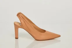 Amari Slingback Pump in Nude Leather