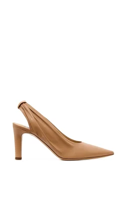 Amari Slingback Pump in Nude Leather