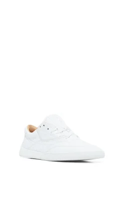 Ohio AUF Limited Edition Slip-on Sneaker in White Textured Leather