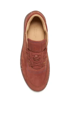 Ohio Slip-on Sneaker in Burnt Sienna Nubuck