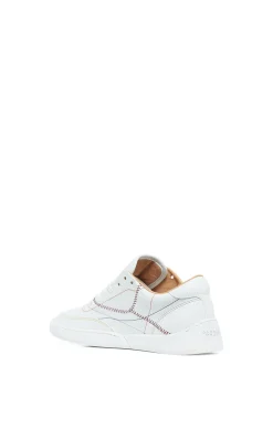 Ohio Slip-on Sneaker in White Leather