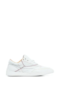 Ohio Slip-on Sneaker in White Leather