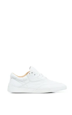 Ohio Slip-on Sneaker in White Textured Leather