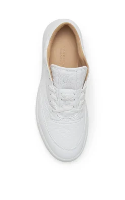 Ohio Slip-on Sneaker in White Textured Leather